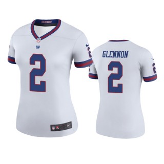 New York Giants Mike Glennon White Color Rush Legend Jersey - Women's