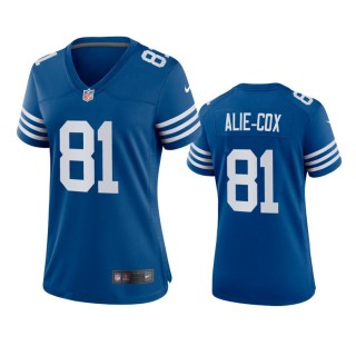 Women's Indianapolis Colts Mo Alie-Cox Royal Alternate Game Jersey