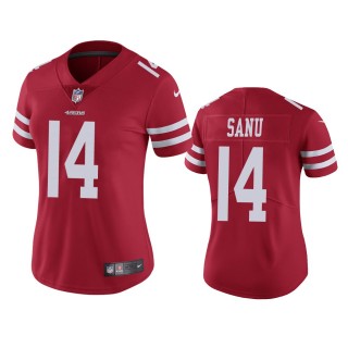 San Francisco 49ers Mohamed Sanu Scarlet Vapor Limited Jersey