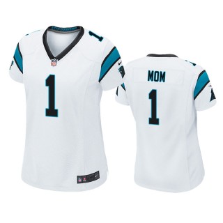 Women's Carolina Panthers Mom White 2021 Mother's Day Jersey