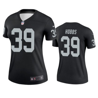 Las Vegas Raiders Nate Hobbs Black Legend Jersey - Women's