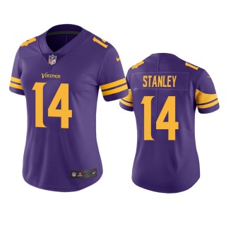 Women's Minnesota Vikings Nate Stanley Purple Color Rush Limited Jersey