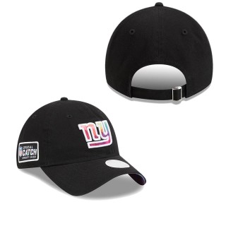 Women's New York Giants Black 2023 NFL Crucial Catch Adjustable Hat