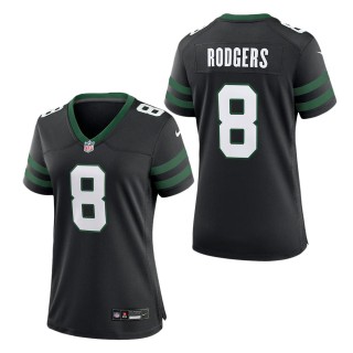 Women's New York Jets Aaron Rodgers Legacy Black Alternate Game Jersey
