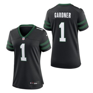Women's New York Jets Ahmad Sauce Gardner Legacy Black Alternate Game Jersey