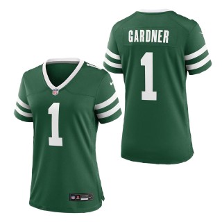 Women's New York Jets Ahmad Sauce Gardner Legacy Green Game Jersey