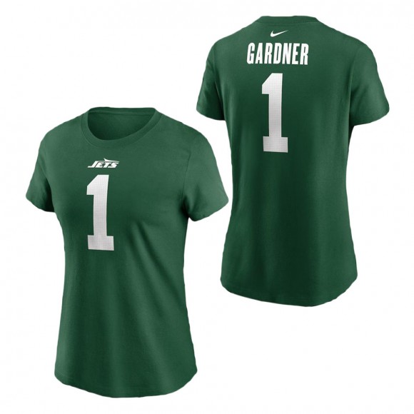 Women's New York Jets Ahmad Sauce Gardner Legacy Green T-Shirt