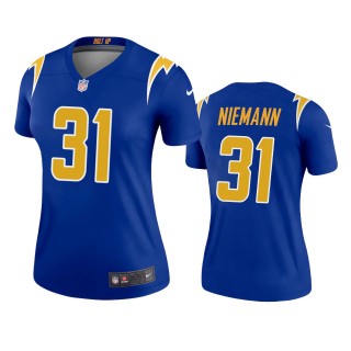 Los Angeles Chargers Nick Niemann Royal Alternate Legend Jersey - Women's