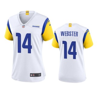 Women's Los Angeles Rams Nsimba Webster White Alternate Game Jersey