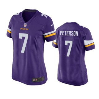 Women's Minnesota Vikings Patrick Peterson Purple Game Jersey