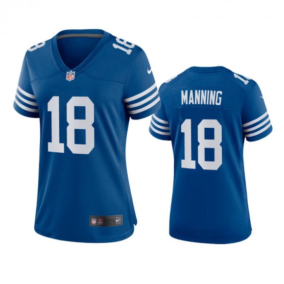 Women's Indianapolis Colts Peyton Manning Royal Alternate Game Jersey