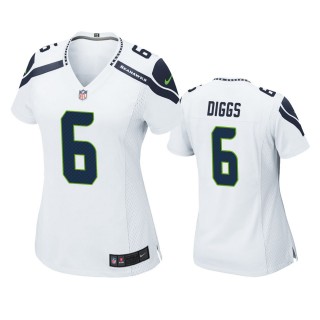 Women's Seattle Seahawks Quandre Diggs White Game Jersey