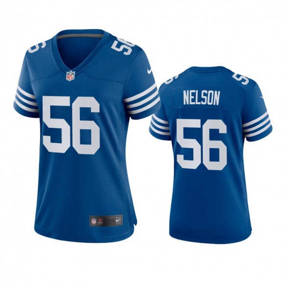 Women's Indianapolis Colts Quenton Nelson Royal Alternate Game Jersey