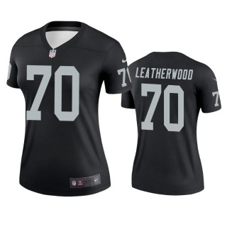 Las Vegas Raiders Alex Leatherwood Black Legend Jersey - Women's