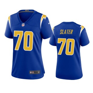 Women's Los Angeles Chargers Rashawn Slater Royal Alternate Game Jersey