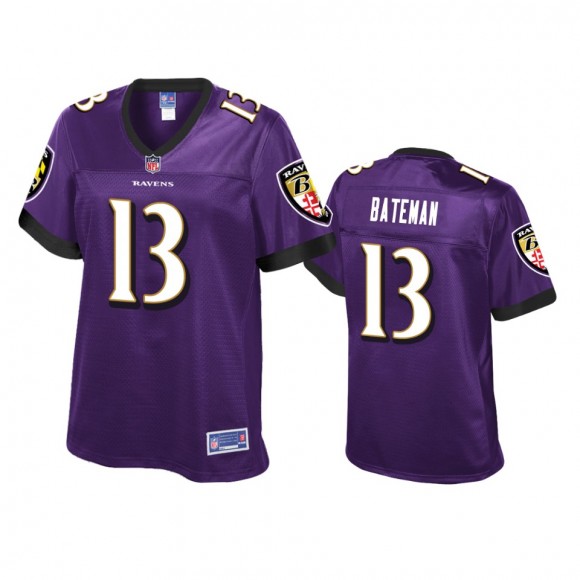 Baltimore Ravens Rashod Bateman Purple Pro Line Jersey - Women's