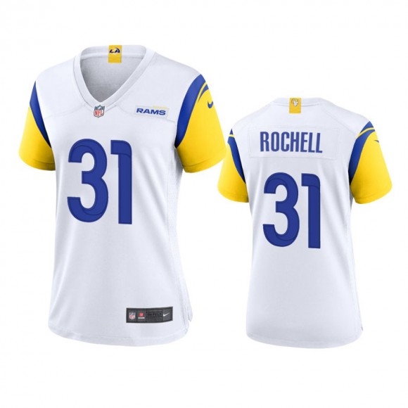 Women's Los Angeles Rams Robert Rochell White Alternate Game Jersey