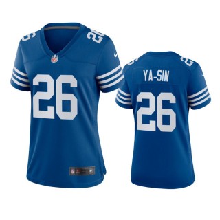 Women's Indianapolis Colts Rock Ya-Sin Royal Alternate Game Jersey