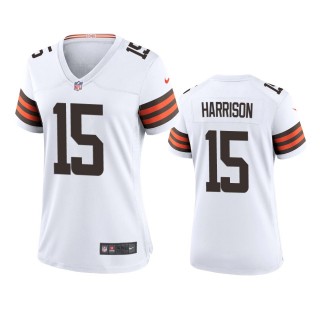 Women's Cleveland Browns Ronnie Harrison White Game Jersey