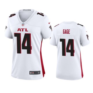 Women's Atlanta Falcons Russell Gage White Game Jersey