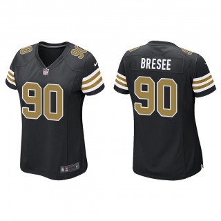 Women's Bryan Bresee Black 2023 NFL Draft Alternate Game Jersey