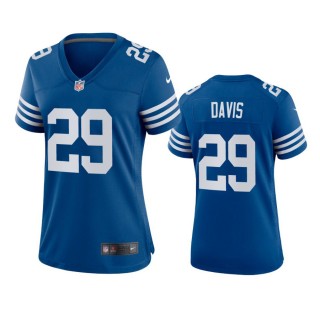 Women's Indianapolis Colts Sean Davis Royal Alternate Game Jersey