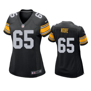 Women's Pittsburgh Steelers Dan Moore Black Game Jersey