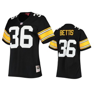 Women's Pittsburgh Steelers Jerome Bettis Black Legacy Replica Jersey