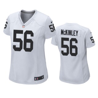 Women's Las Vegas Raiders Takkarist McKinley White Game Jersey