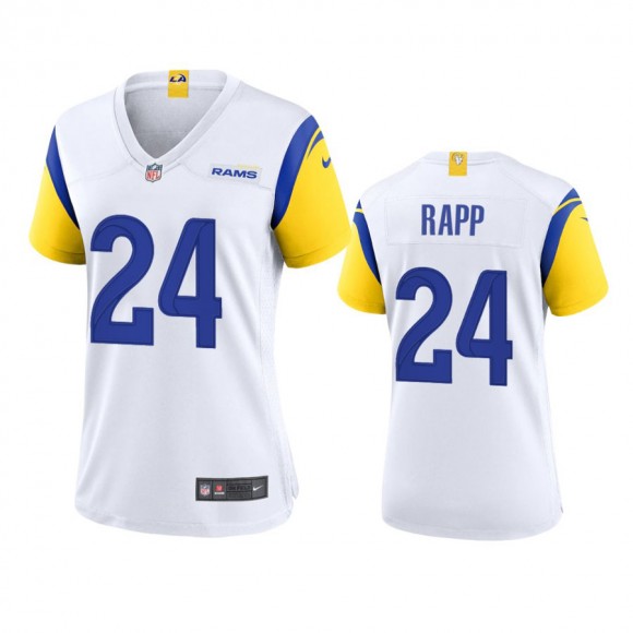 Women's Los Angeles Rams Taylor Rapp White Alternate Game Jersey