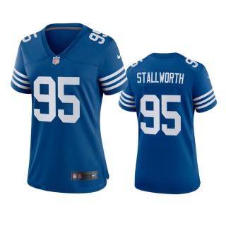 Women's Indianapolis Colts Taylor Stallworth Royal Alternate Game Jersey