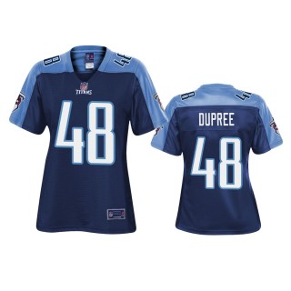 Tennessee Titans Bud Dupree Navy Pro Line Jersey - Women's
