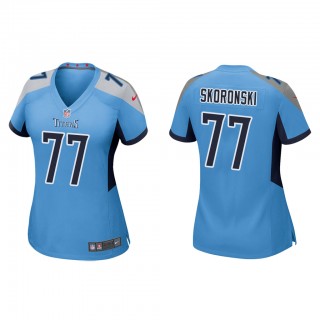 Women's Peter Skoronski Light Blue 2023 NFL Draft Game Jersey