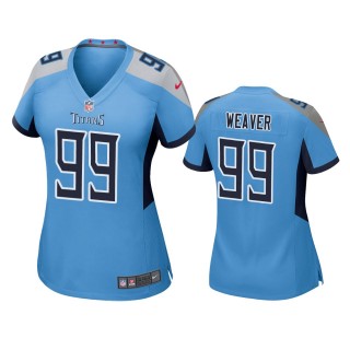 Women's Tennessee Titans Rashad Weaver Light Blue Game Jersey