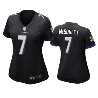 Women's Baltimore Ravens Trace McSorley Black Game Jersey