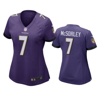 Women's Baltimore Ravens Trace McSorley Purple Game Jersey