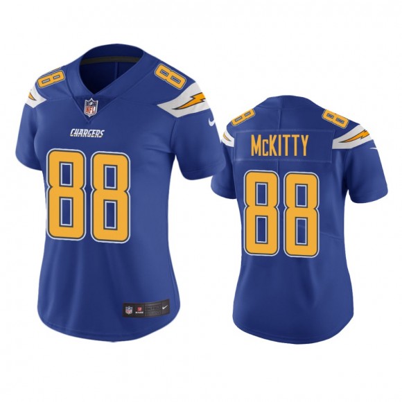 Women's Los Angeles Chargers Tre' McKitty Royal Color Rush Limited Jersey