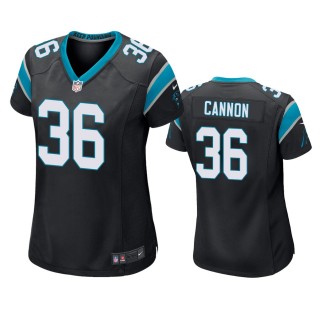 Women's Carolina Panthers Trenton Cannon Black Game Jersey