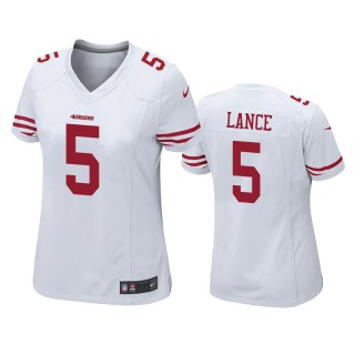 Women's San Francisco 49ers Trey Lance White Game Jersey