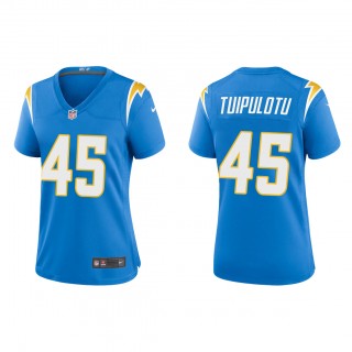 Women's Tuli Tuipulotu Powder Blue 2023 NFL Draft Game Jersey