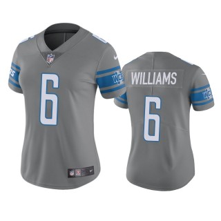 Women's Detroit Lions Tyrell Williams Steel Color Rush Limited Jersey