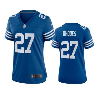 Women's Indianapolis Colts Xavier Rhodes Royal Alternate Game Jersey