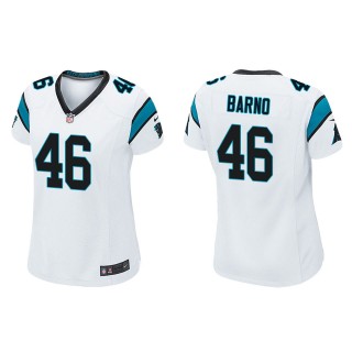 Women's Panthers Amare Barno White Game Jersey