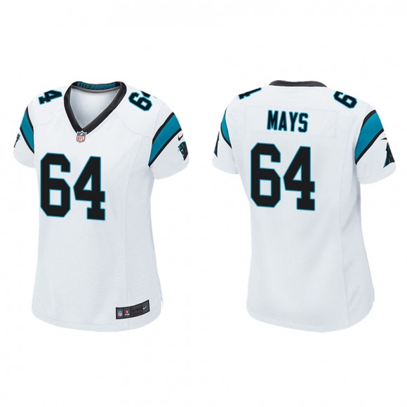 Women's Panthers Cade Mays White Game Jersey