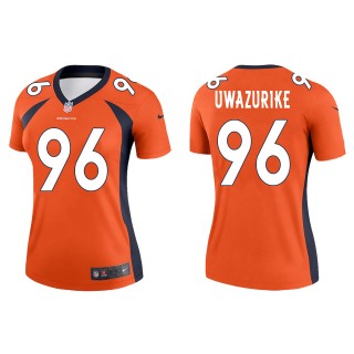 Women's Broncos Eyioma Uwazurike Orange Legend Jersey
