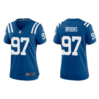 Women's Colts Curtis Brooks Royal Game Jersey