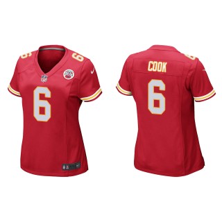 Women's Chiefs Bryan Cook Red Game Jersey