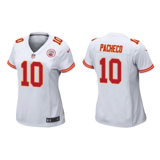 Women's Chiefs Isaih Pacheco White Game Jersey