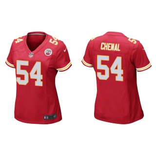 Women's Chiefs Leo Chenal Red Game Jersey