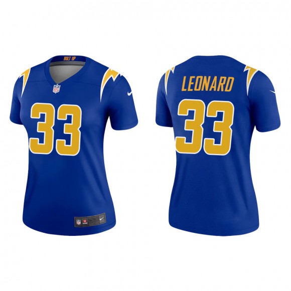 Women's Chargers Deane Leonard Royal Alternate Legend Jersey
